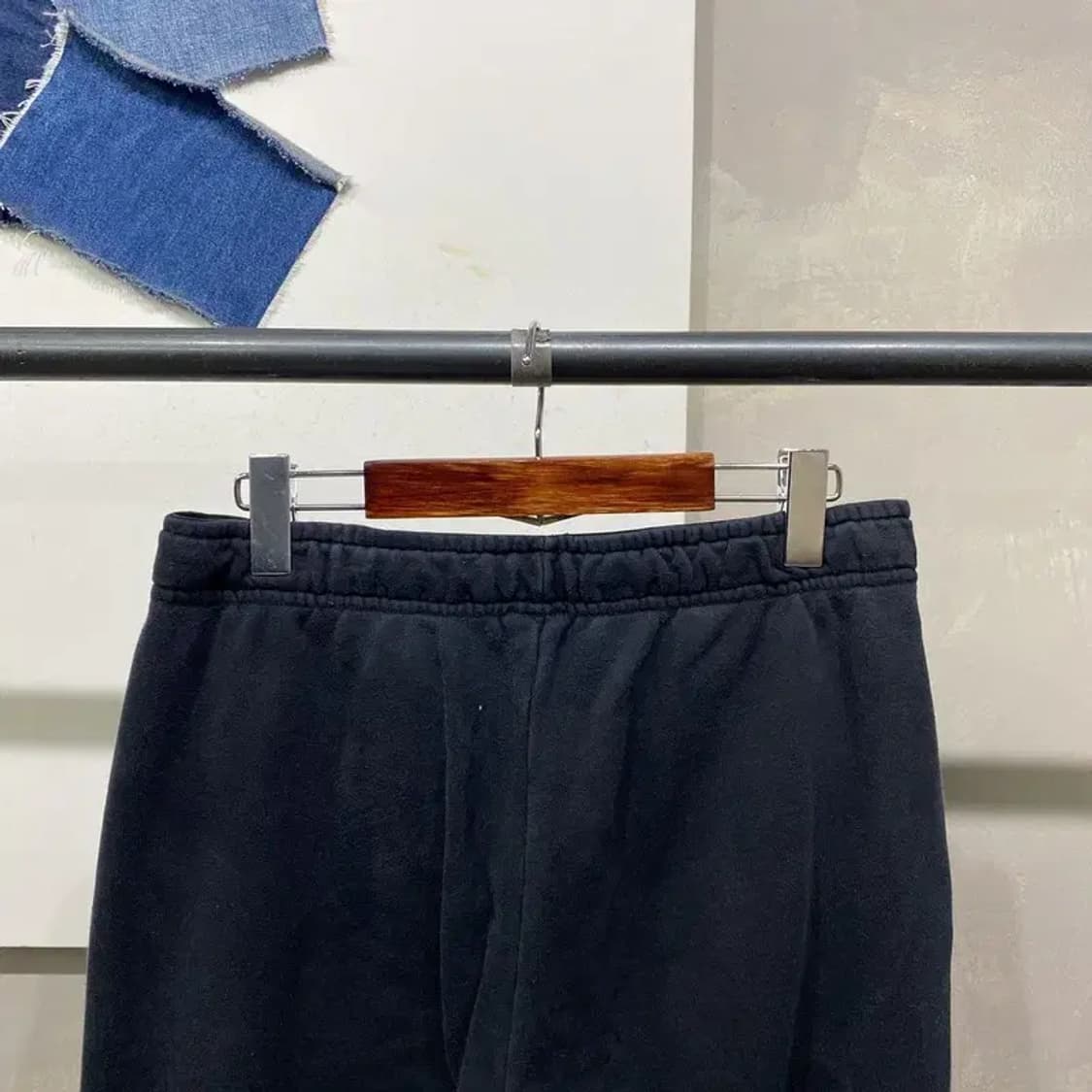 (30~32인치) 나이키 운동 스우시 드라이핏 밴딩 조거팬츠 운동바지 상품이미지4