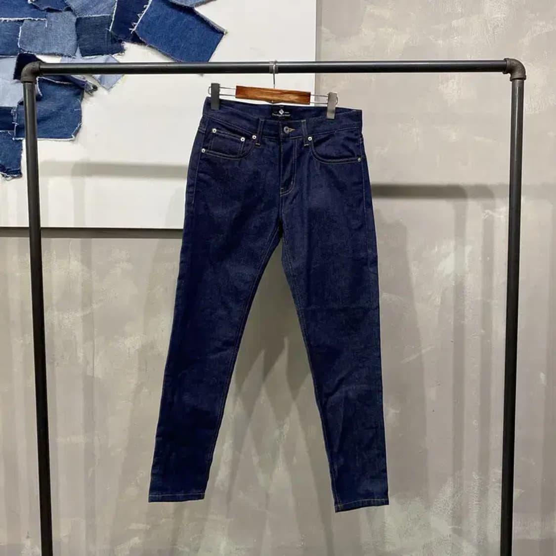 (29인치) 언터치드 캐주얼 생지 데님팬츠 진청바지 상품이미지1