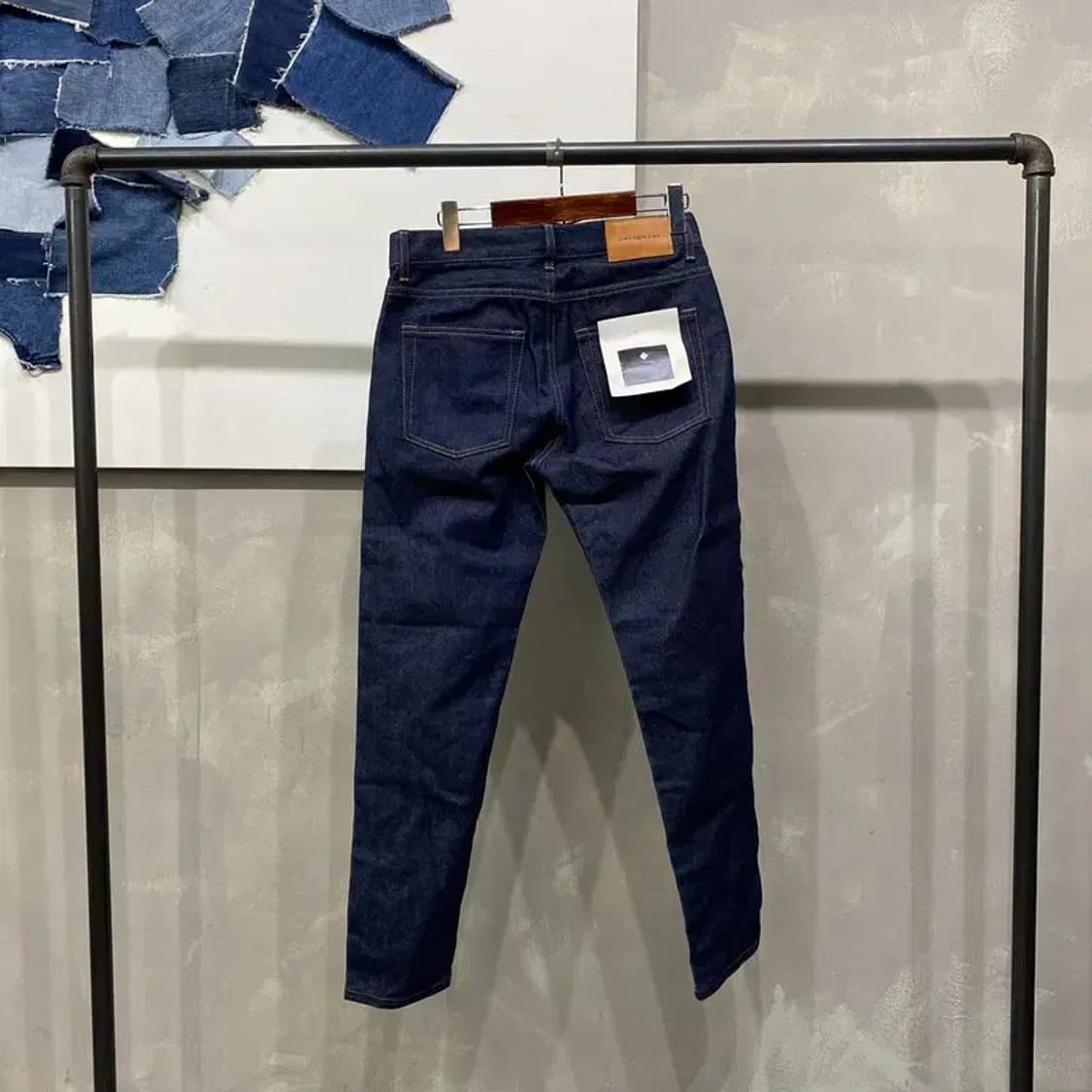 (29인치) 언터치드 캐주얼 생지 데님팬츠 진청바지 상품이미지3