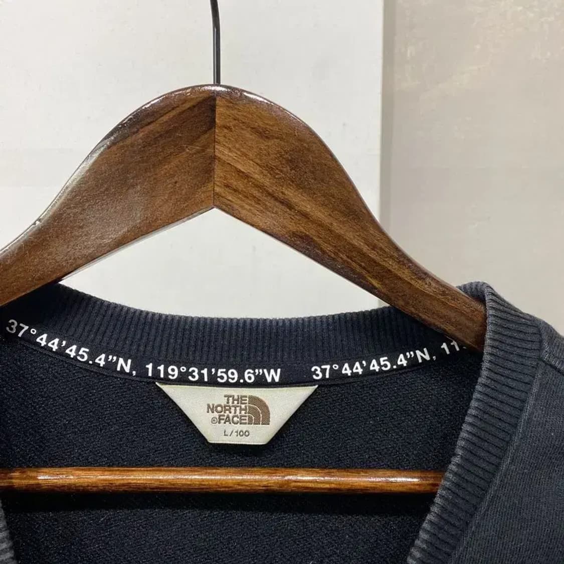 (100) 노스페이스 화이트라벨 빅프린팅 맨투맨 긴팔 티 상품이미지2