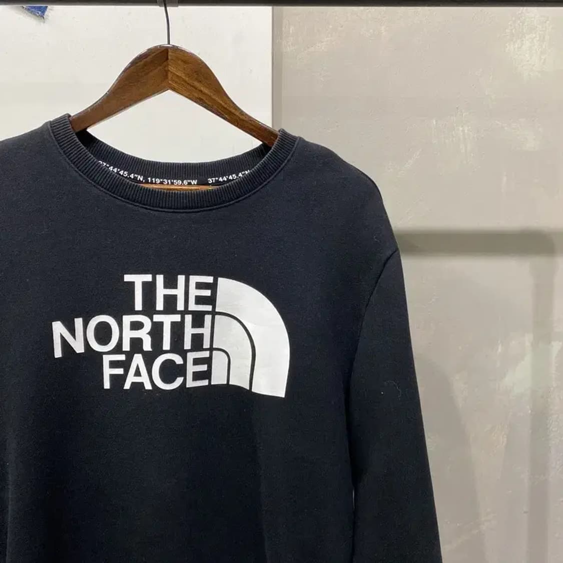 (100) 노스페이스 화이트라벨 빅프린팅 맨투맨 긴팔 티 상품이미지3
