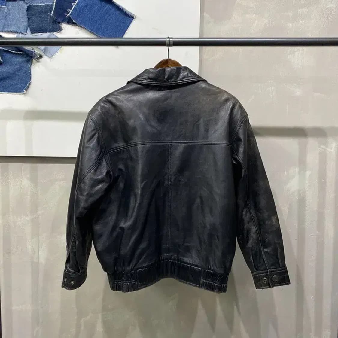 (100) 르누아르 빈티지 클래식 양가죽 레더 A2 자켓 상품이미지4