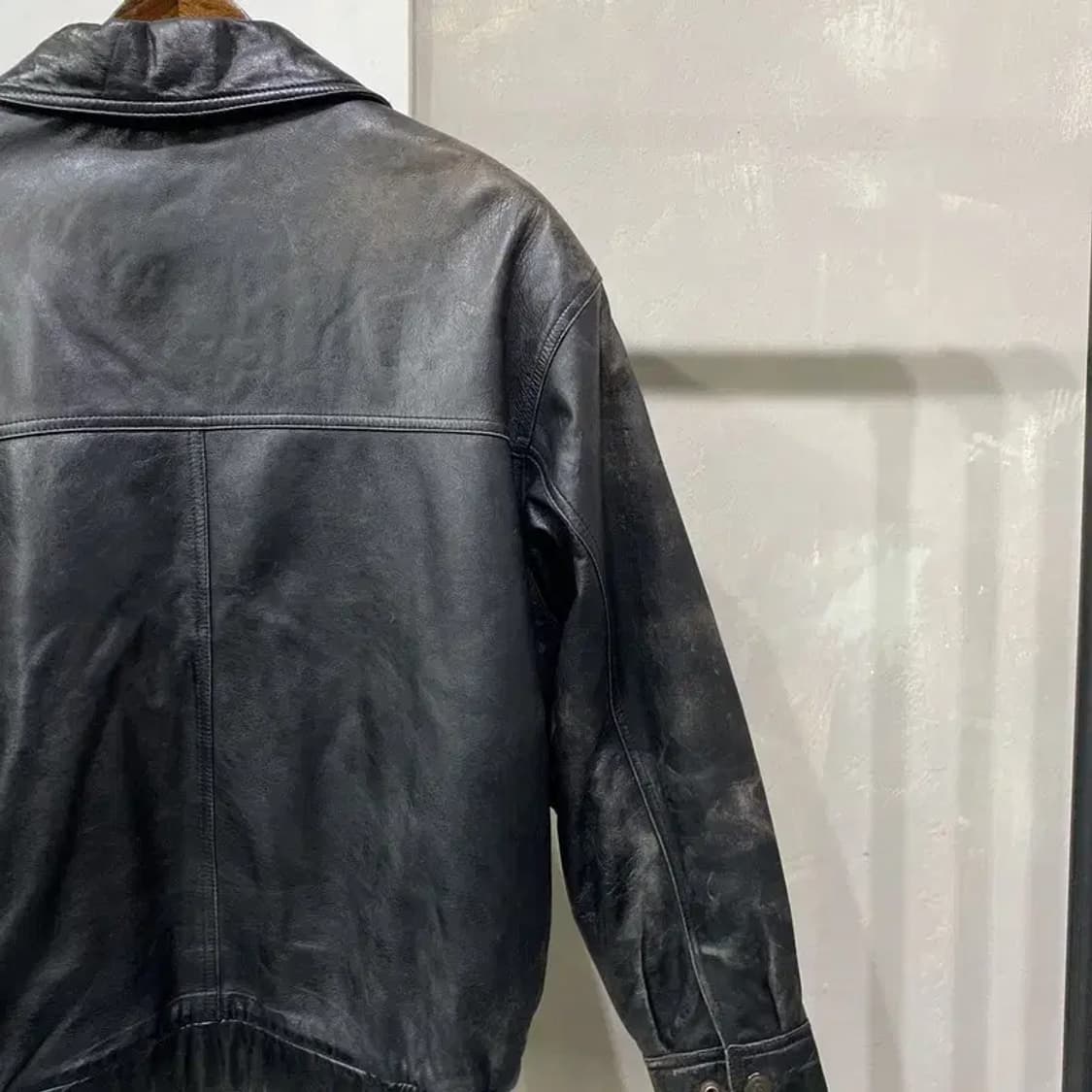 (100) 르누아르 빈티지 클래식 양가죽 레더 A2 자켓 상품이미지7