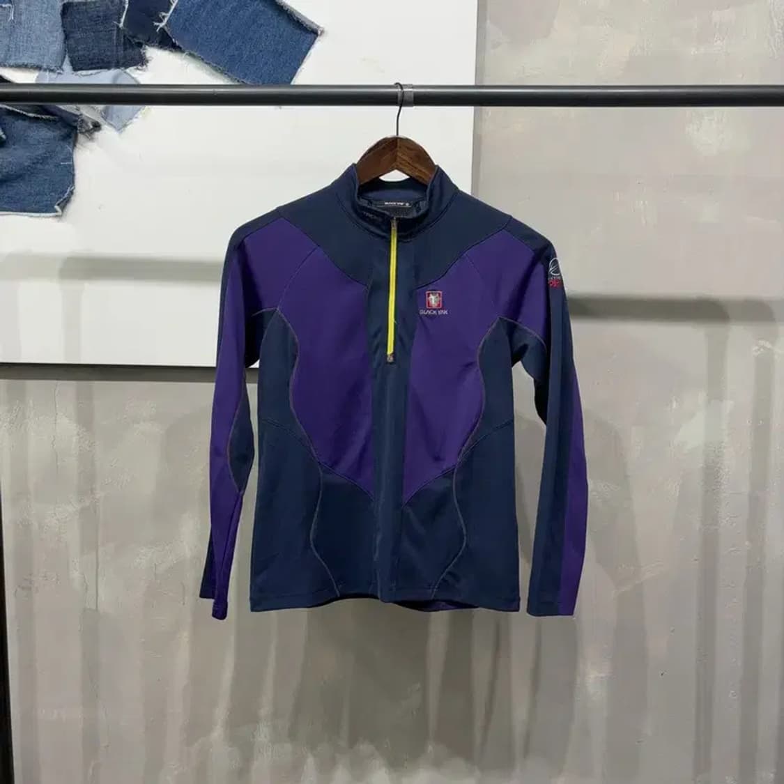 (90) 블랙야크 여성 등산 아웃도어 기능성 반집업 긴팔 티 상품이미지1