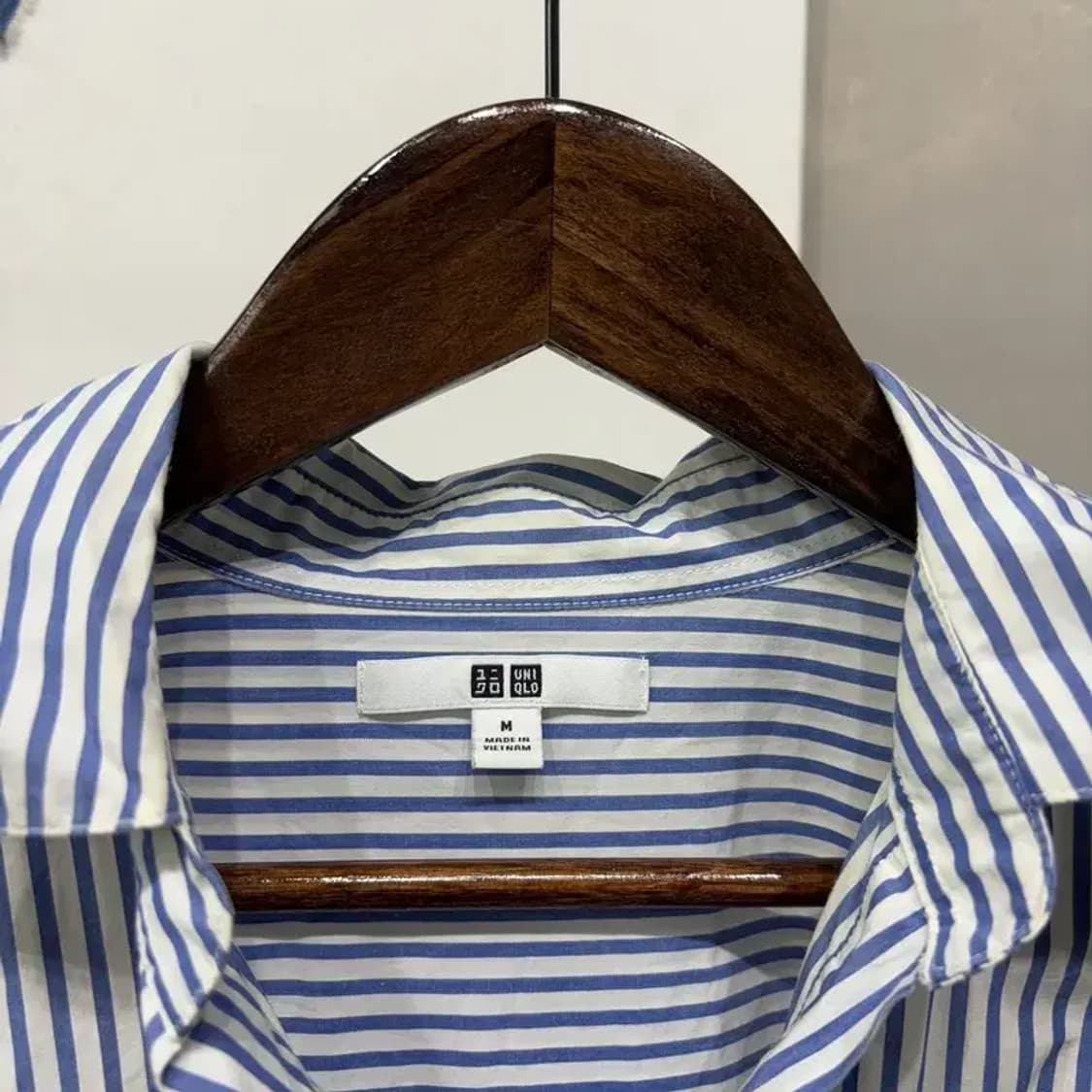 (95) 유니클로 여성 캐주얼 반오픈 스트라이프 셔츠 남방 상품이미지2