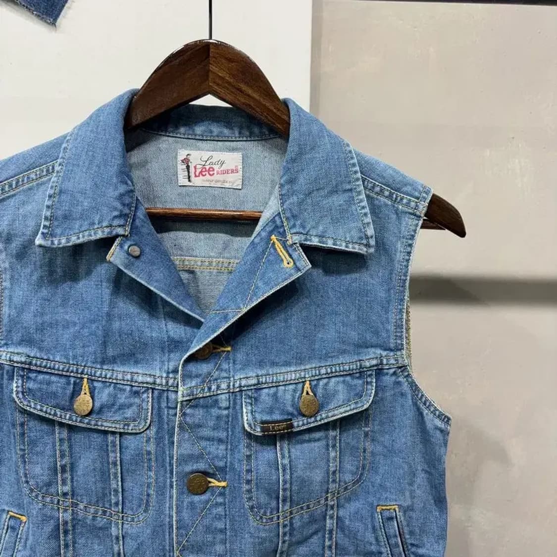 (90) 리 LEE 여성 캐주얼 데님 청조끼 베스트 자켓 상품이미지3