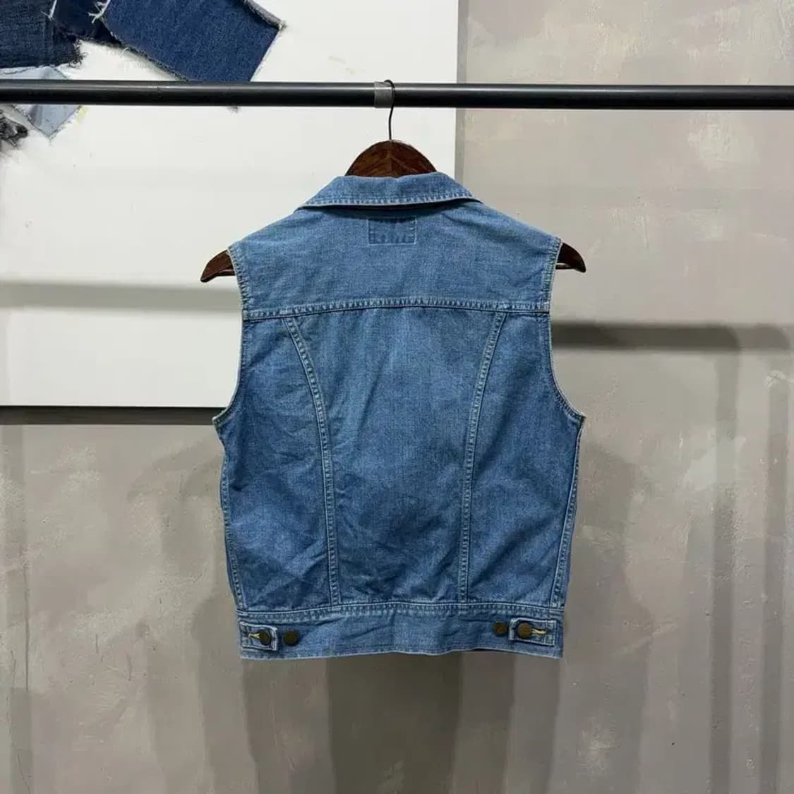 (90) 리 LEE 여성 캐주얼 데님 청조끼 베스트 자켓 상품이미지4
