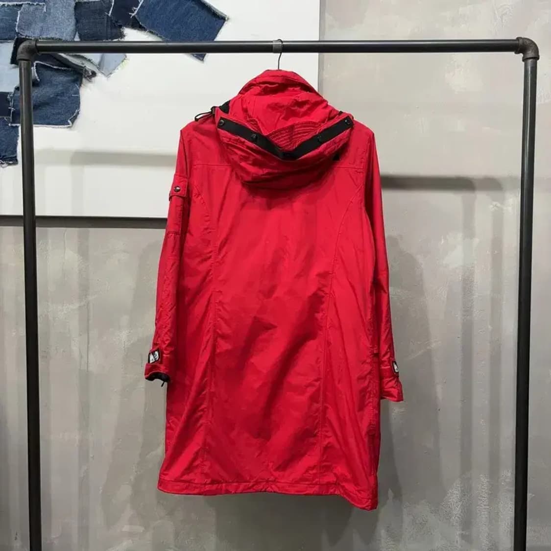 (90) 노스페이스 여성 화이트라벨 투웨이 롱 바람막이 자켓 상품이미지4