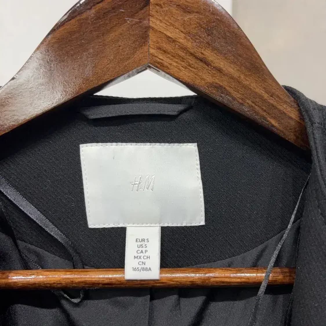 (95) H.M 흐앤므 여성 캐주얼 캐시미어 카라리스 랩 롱 코트 상품이미지2