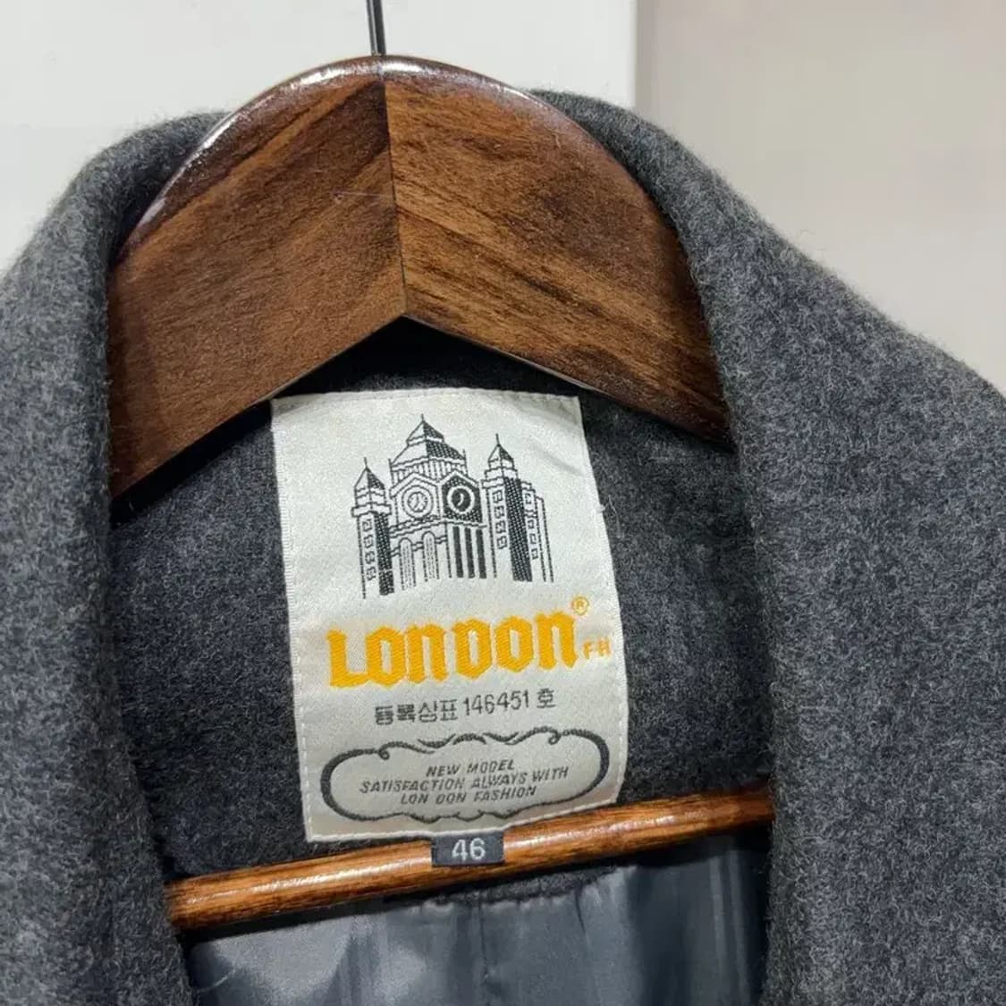 (105) 런던포그 캐주얼 클래식 울 발마칸 롱코트 상품이미지2