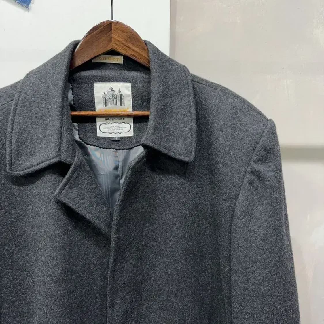 (105) 런던포그 캐주얼 클래식 울 발마칸 롱코트 상품이미지3