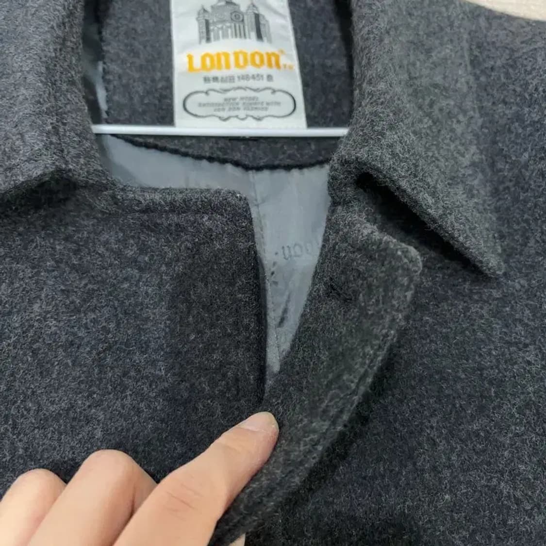 (105) 런던포그 캐주얼 클래식 울 발마칸 롱코트 상품이미지6
