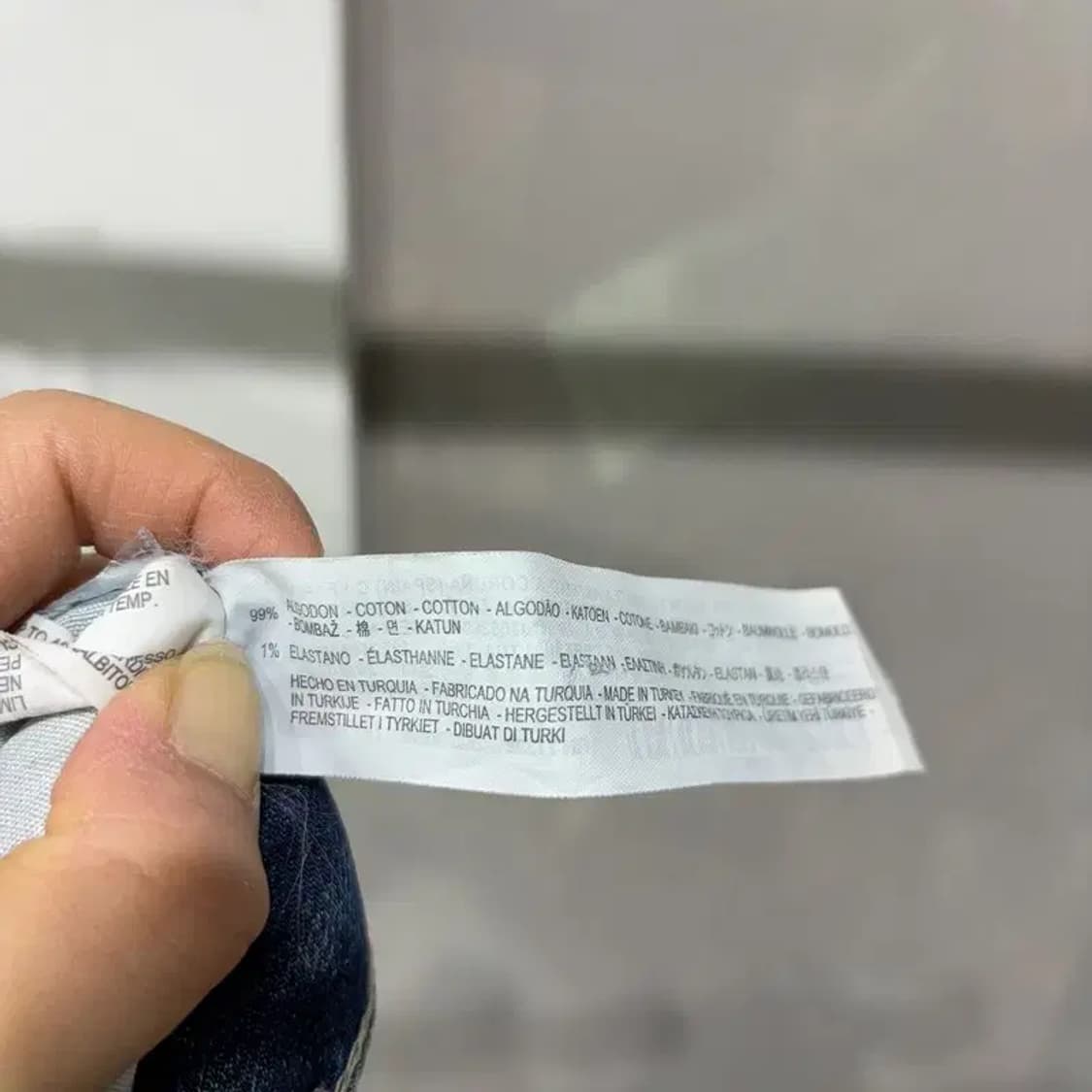 (32인치) 자라 ZARA 캐주얼 워싱 스판 진청바지 데님팬츠 상품이미지7