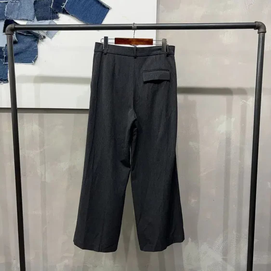 (26인치) 자라 ZARA 여성 캐주얼 핀턱 슬랙스 바지 팬츠 상품이미지3