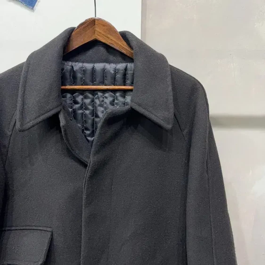 (105) 라퍼지스토어 캐주얼 울 누빔 롱코트 상품이미지3