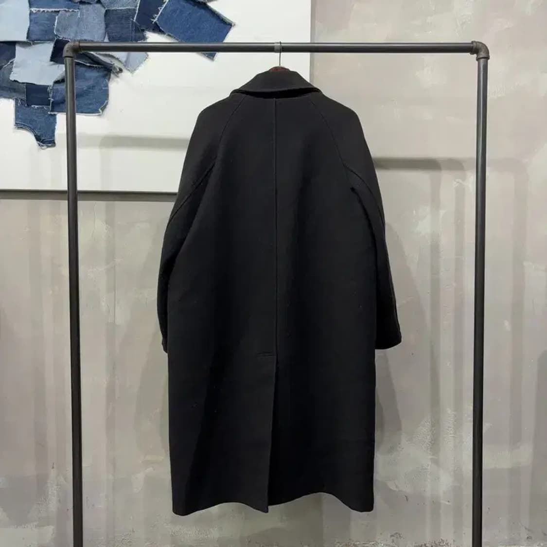 (105) 라퍼지스토어 캐주얼 울 누빔 롱코트 상품이미지4