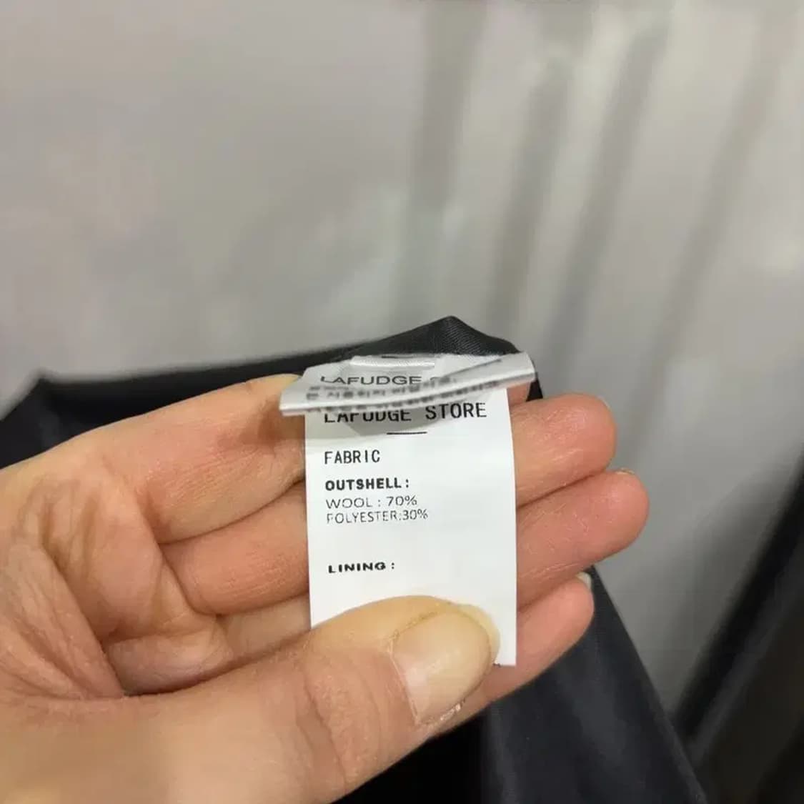 (105) 라퍼지스토어 캐주얼 울 누빔 롱코트 상품이미지6