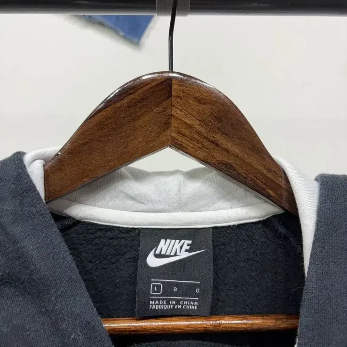 (100) 나이키 에어 스트릿 빅로고 기모 후드티 상품이미지2