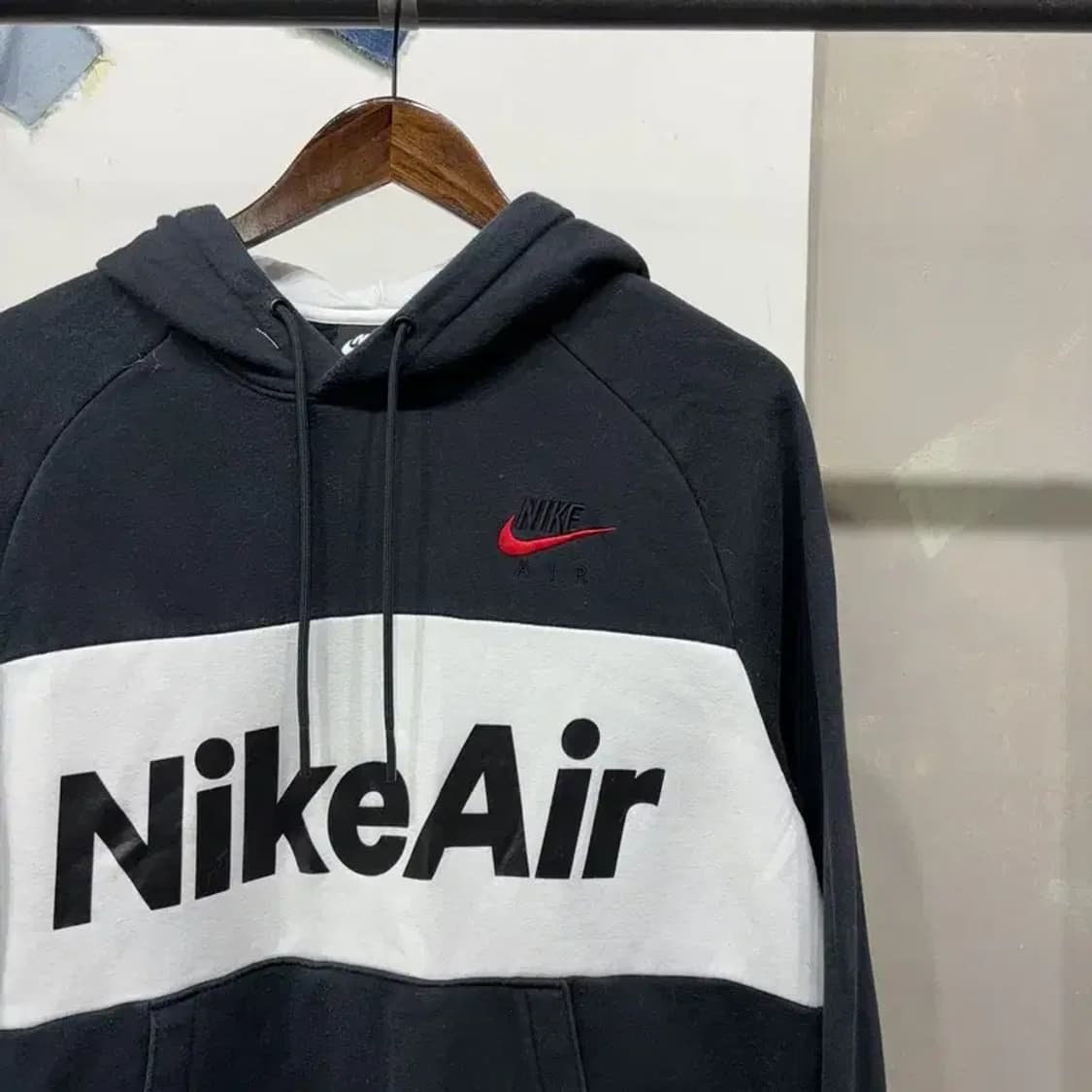 (100) 나이키 에어 스트릿 빅로고 기모 후드티 상품이미지3