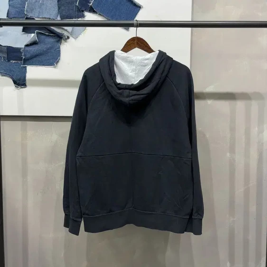 (100) 나이키 에어 스트릿 빅로고 기모 후드티 상품이미지4