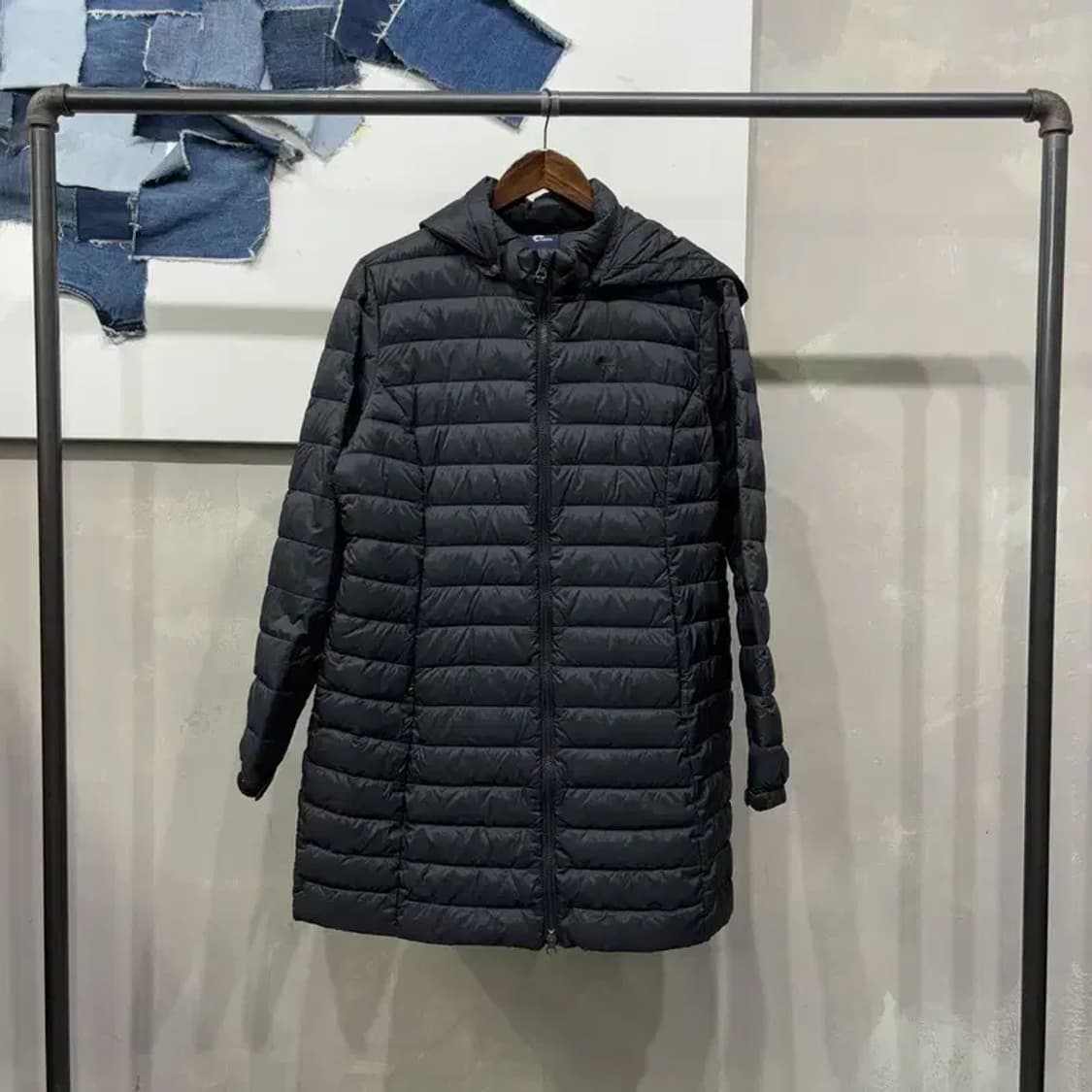 (105) 네파 여성 등산 아웃도어 구스다운 경량 롱패딩 상품이미지1