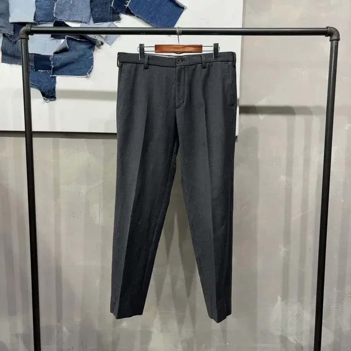 (34인치) 클럽캠브리지 캐주얼 클래식 슬랙스 바지 팬츠 상품이미지1