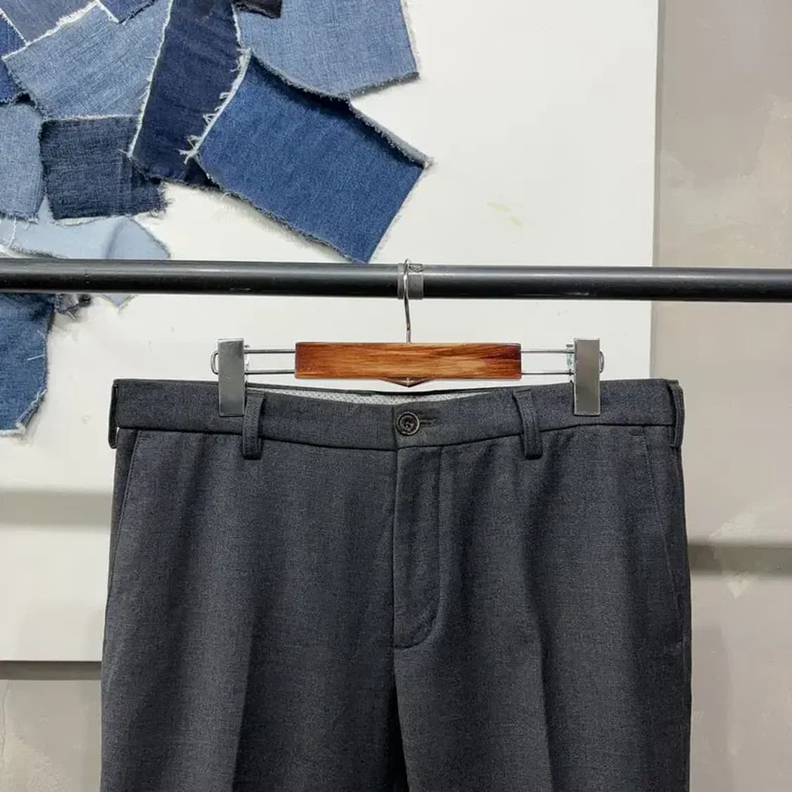 (34인치) 클럽캠브리지 캐주얼 클래식 슬랙스 바지 팬츠 상품이미지2