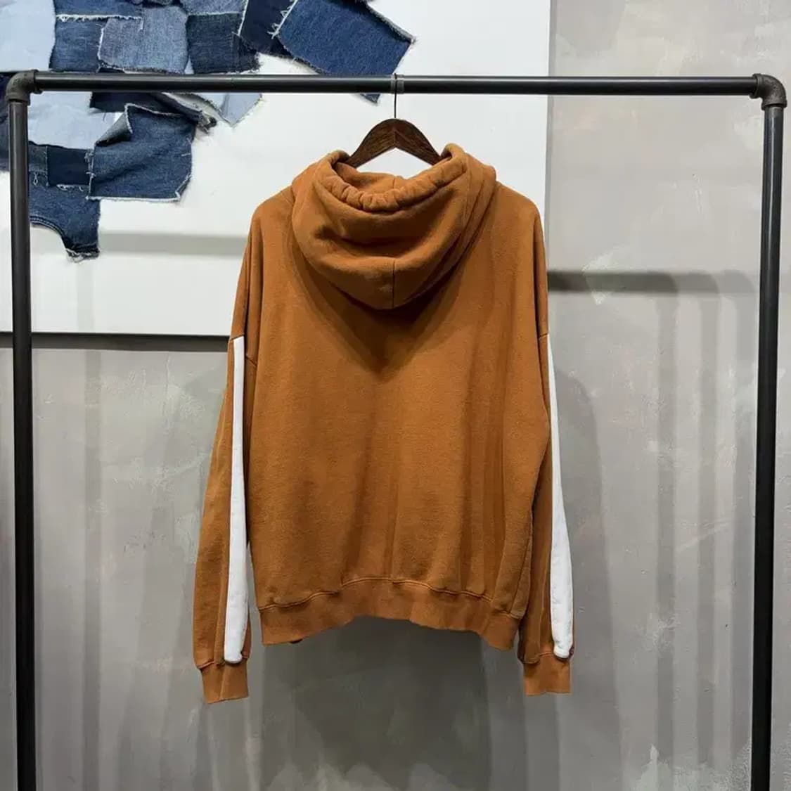 (105) 오아이오아이 스트릿 사이드라인 기모 후드집업 자켓 상품이미지4