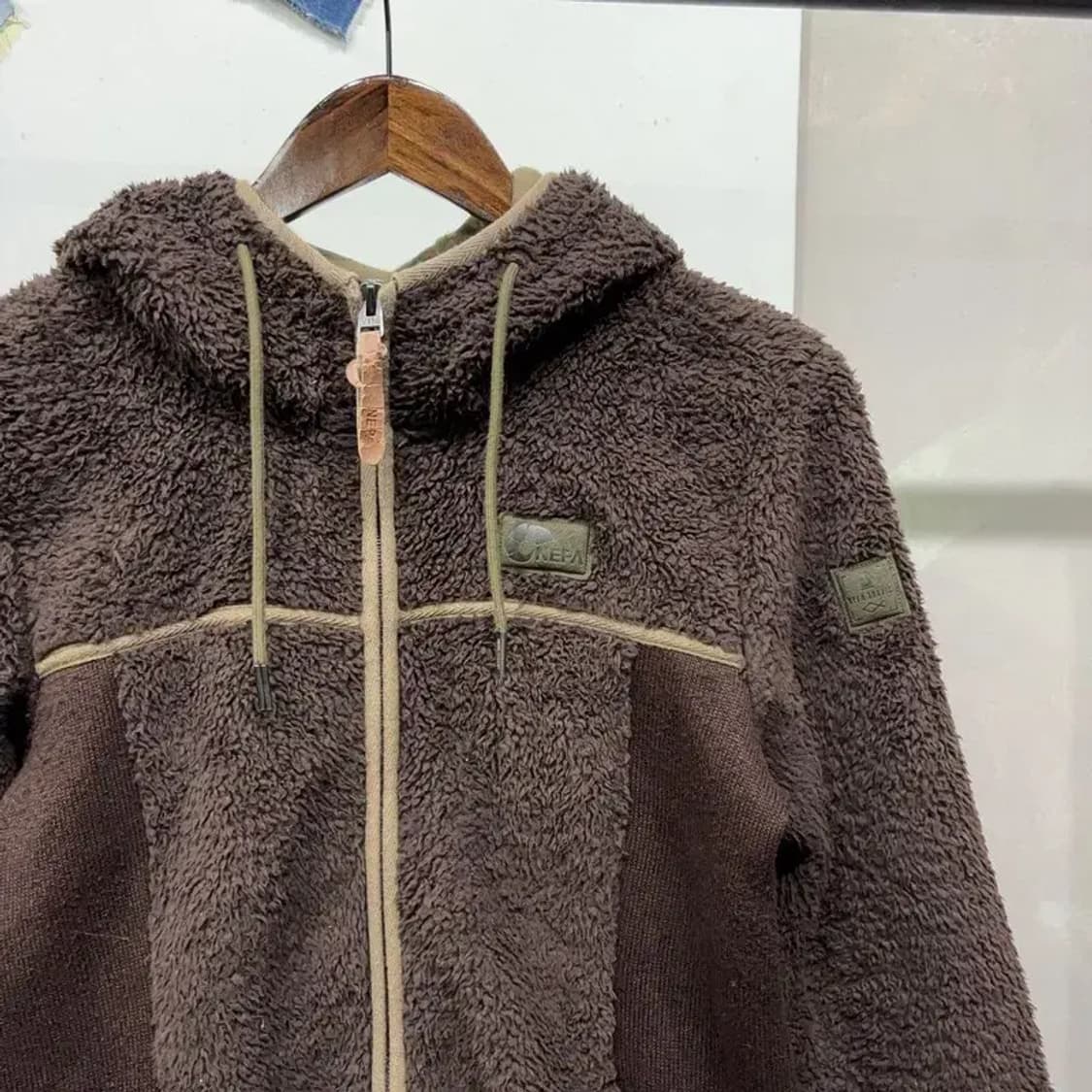 (95) 네파 여성 아웃도어 등산 롱 후리스 플리츠 자켓 상품이미지3