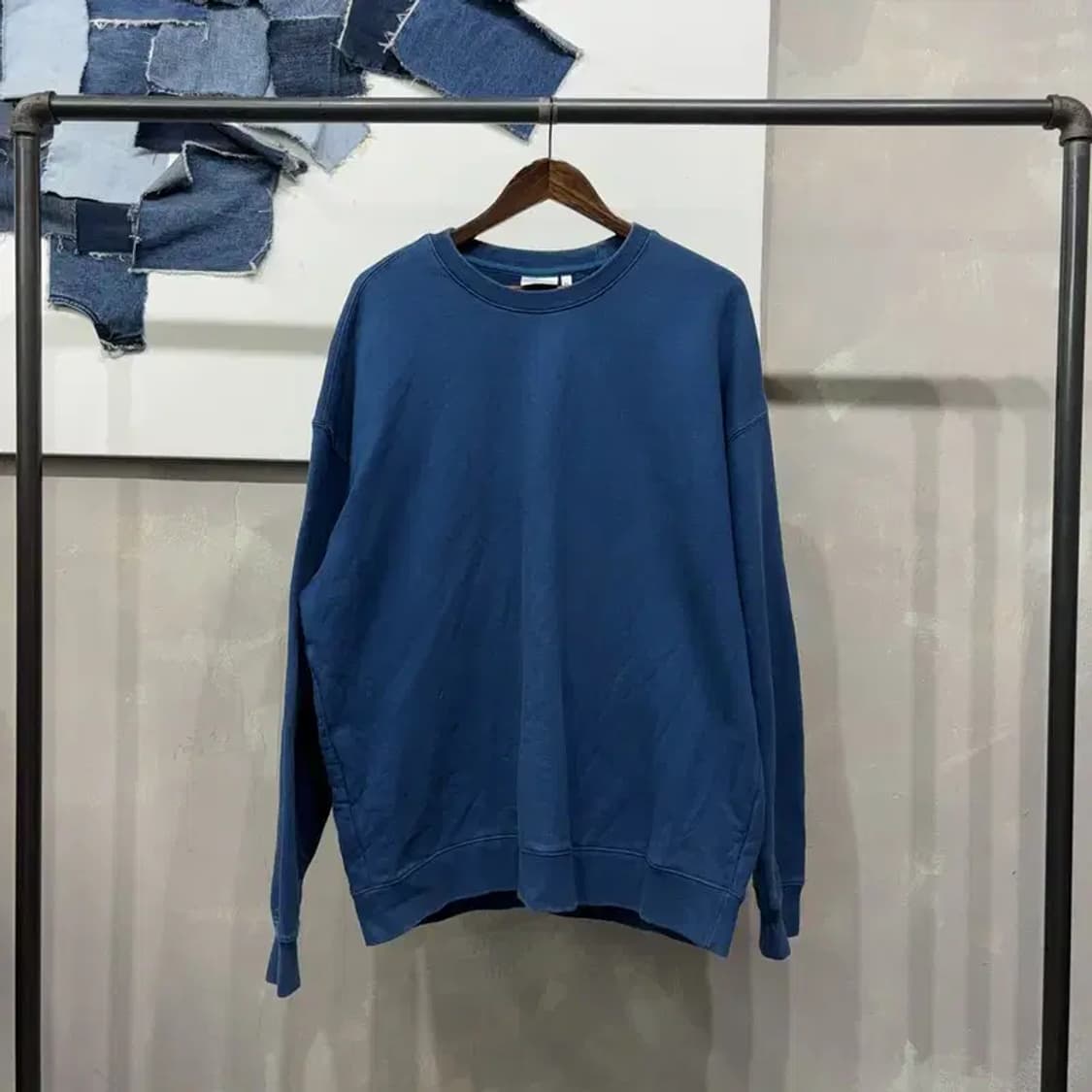 (110) 소버먼트 캐주얼 스트릿 무지 맨투맨 긴팔 티 상품이미지1