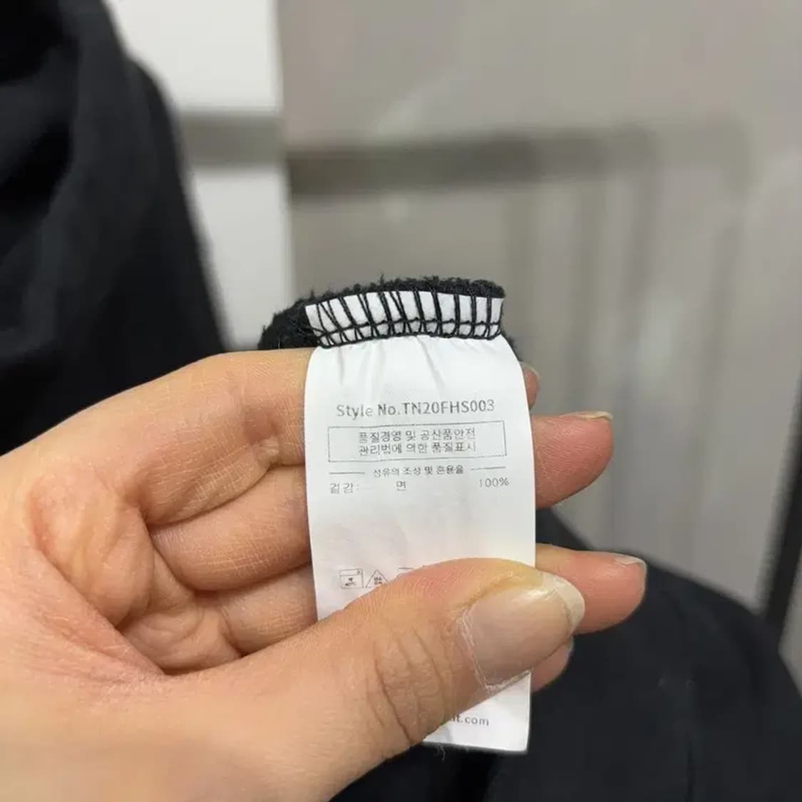 (100) 디스이즈네버댓 스트릿 블랙 레터링 자수 기모 후드티 상품이미지5