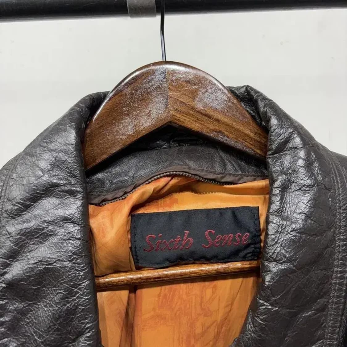 (105) SIXTH SENSE 빈티지 소가죽 A2 레더자켓 상품이미지2