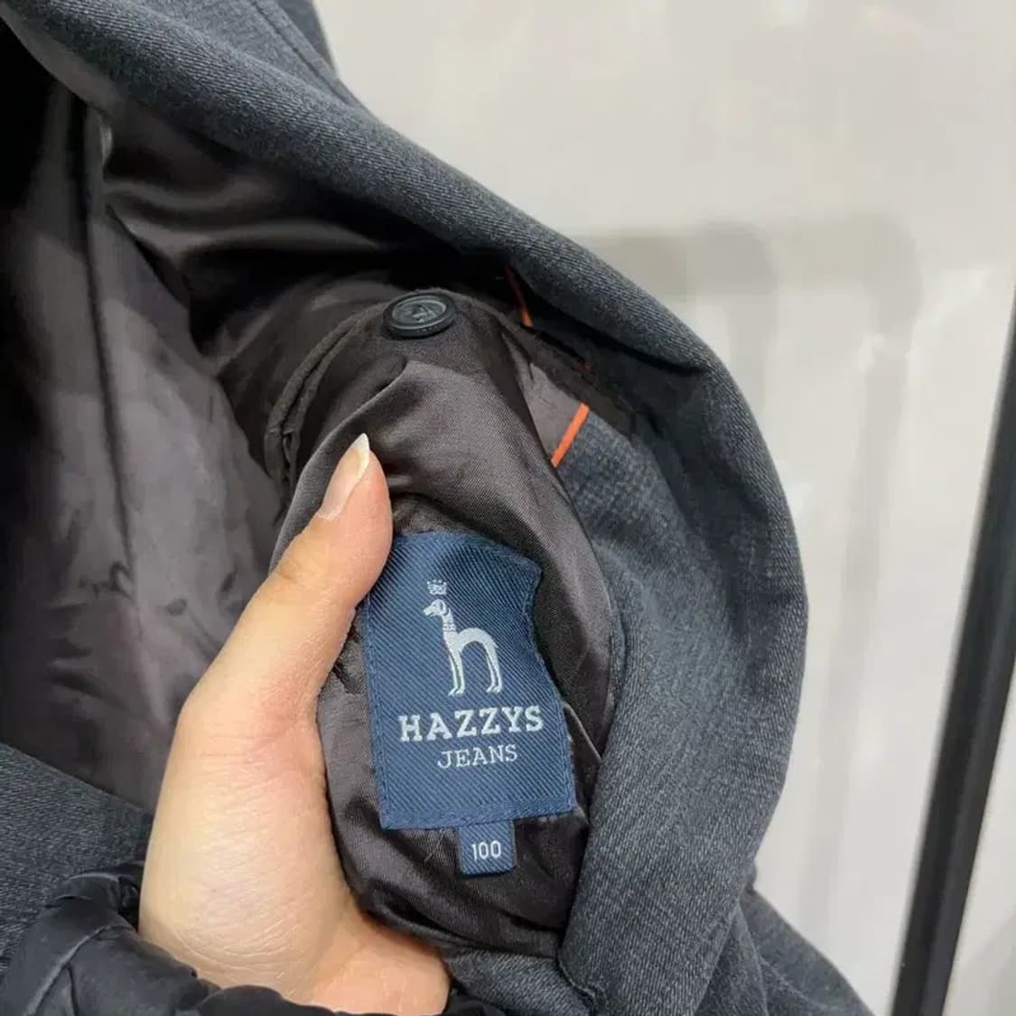 (100) 헤지스 캐주얼 클래식 블레이저 정장자켓 상품이미지5