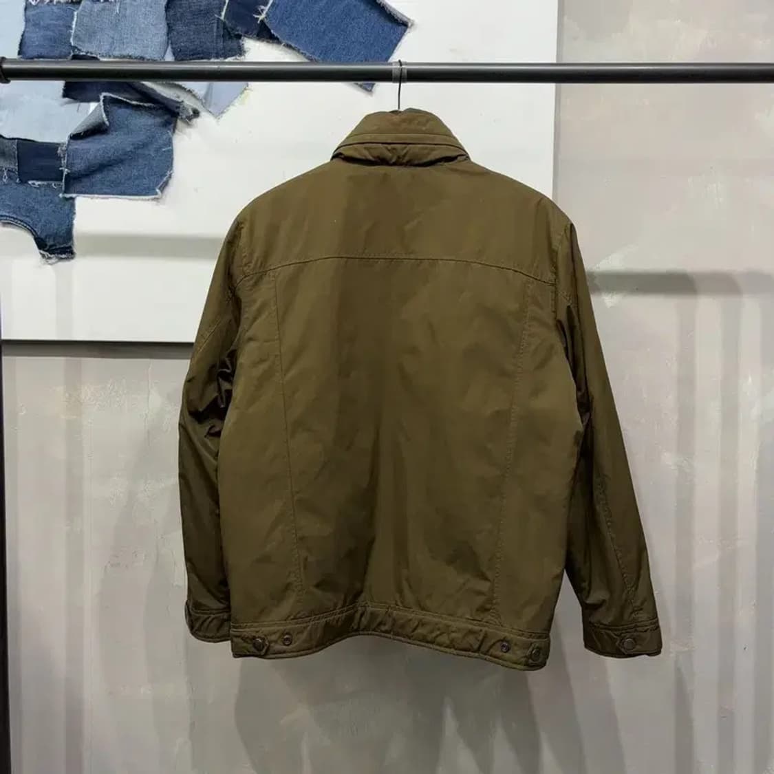 (100) 폴로 랄프로렌  자수 기모 카키 블루종 페리자켓 상품이미지4