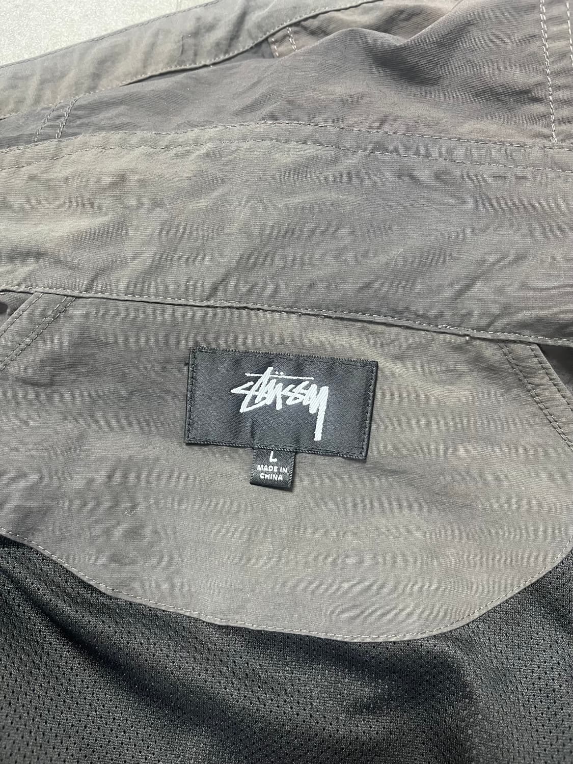 스투시 비치쉘 바람막이 블랙L 상품이미지4