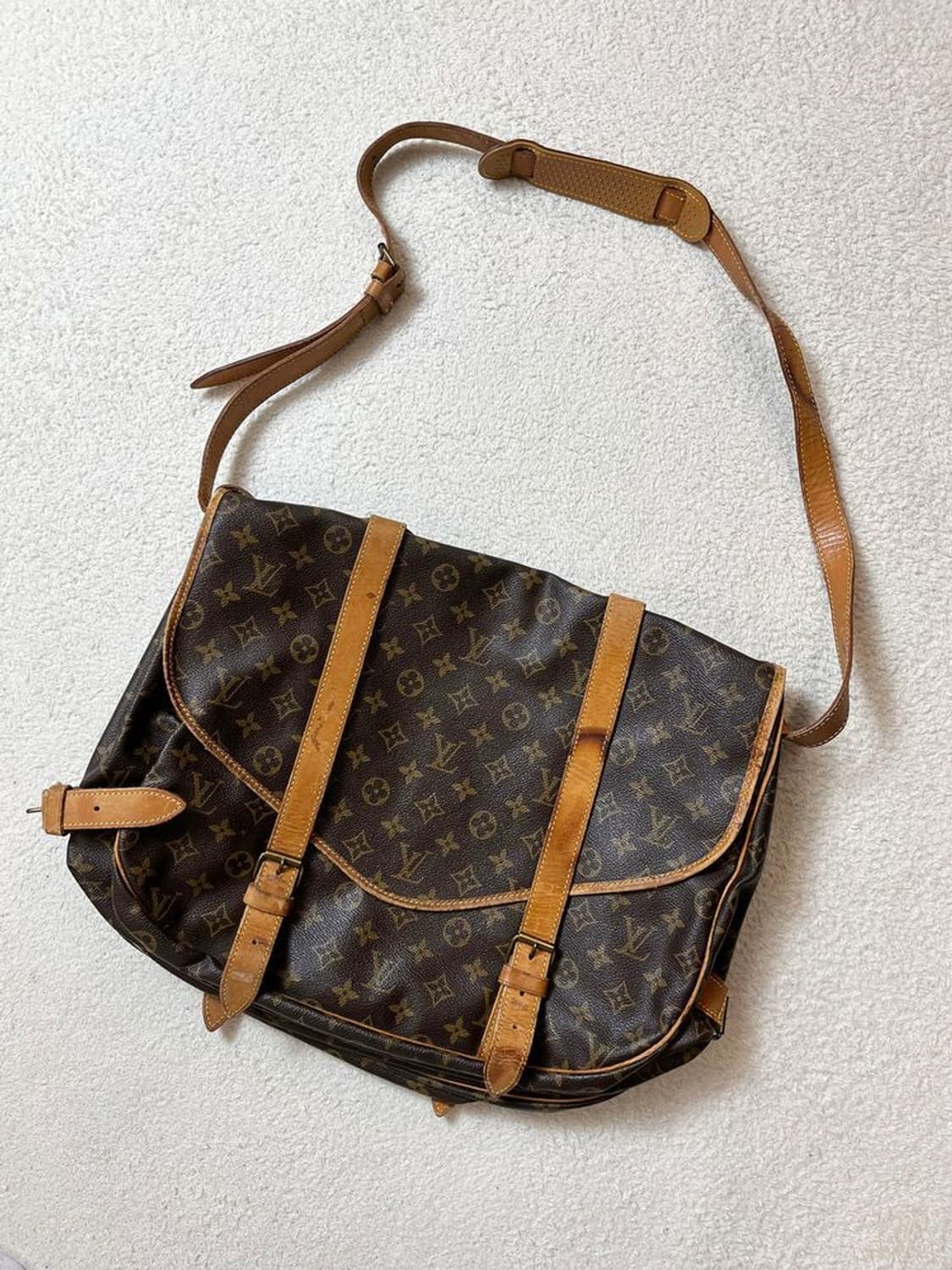 루이비통 옴므 1999 모노그램 쌍둥이 크로스백 A1713 상품이미지1