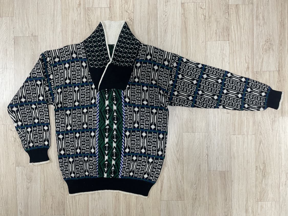 100) 나바호 빈티지 숄카라 울 스웨터(RRL&LVC&폴로) 상품이미지2