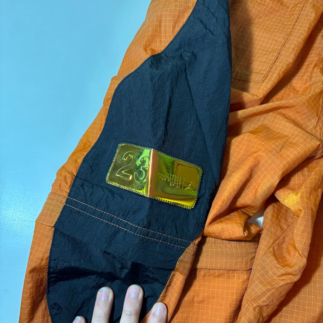 M 나이키 X 조던 다크오렌지 레귤러핏 나일론 우븐팬츠 상품이미지5