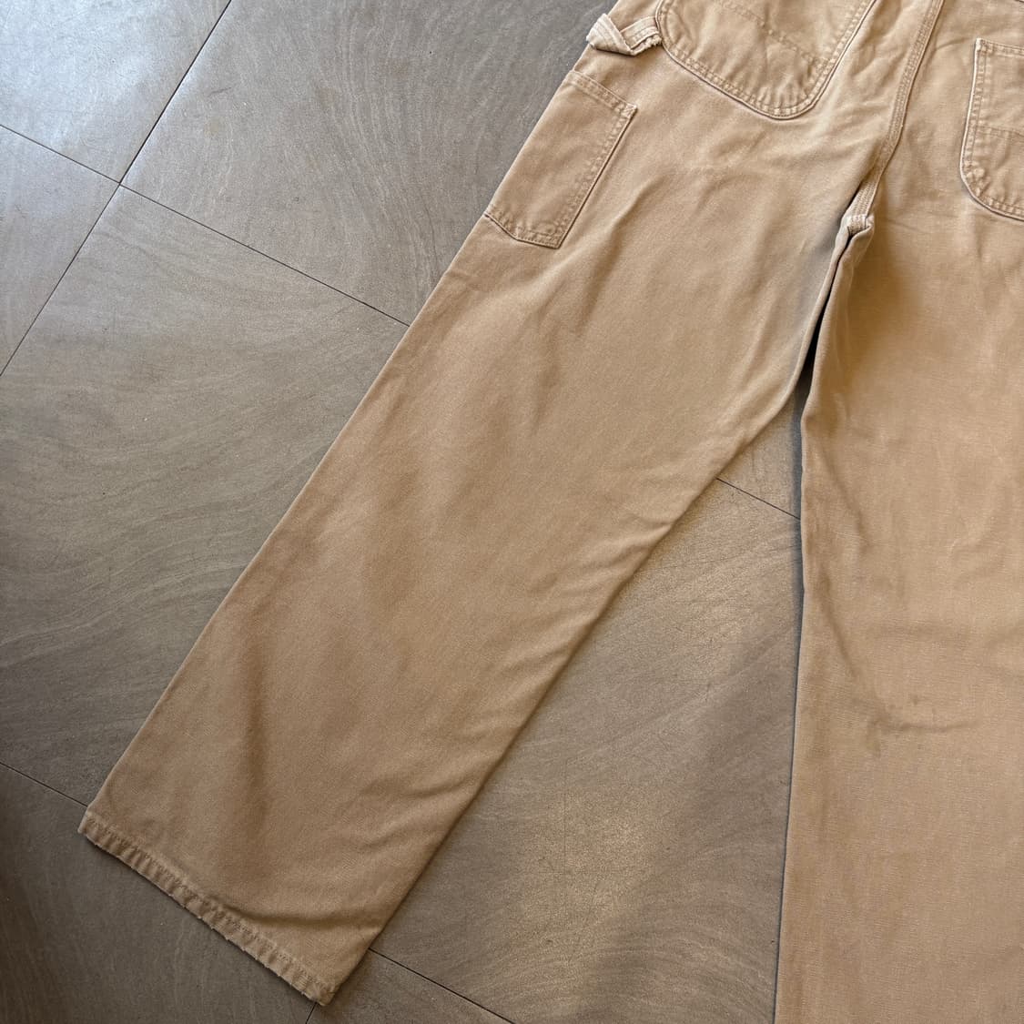 칼하트 정품 오리지널 라이트 베이지 카펜터 팬츠  상품이미지9