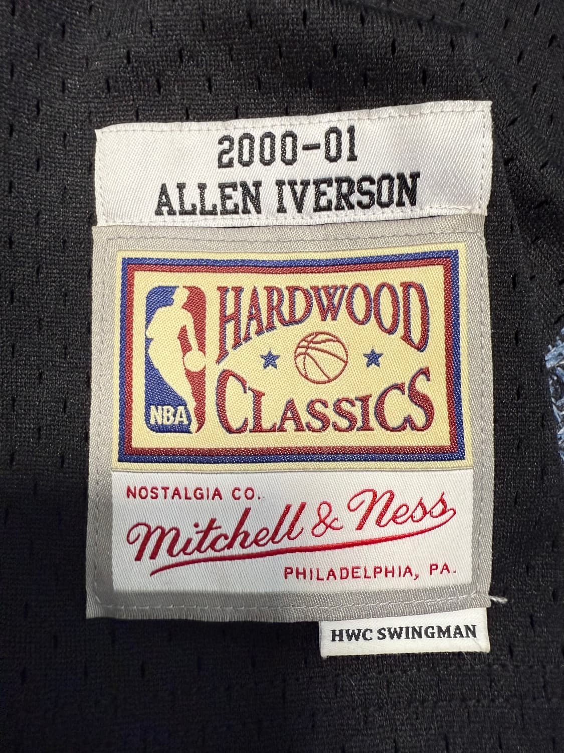 [XL] 미첼엔네스 필라델피아 아이버슨 스윙맨 져지 상품이미지4