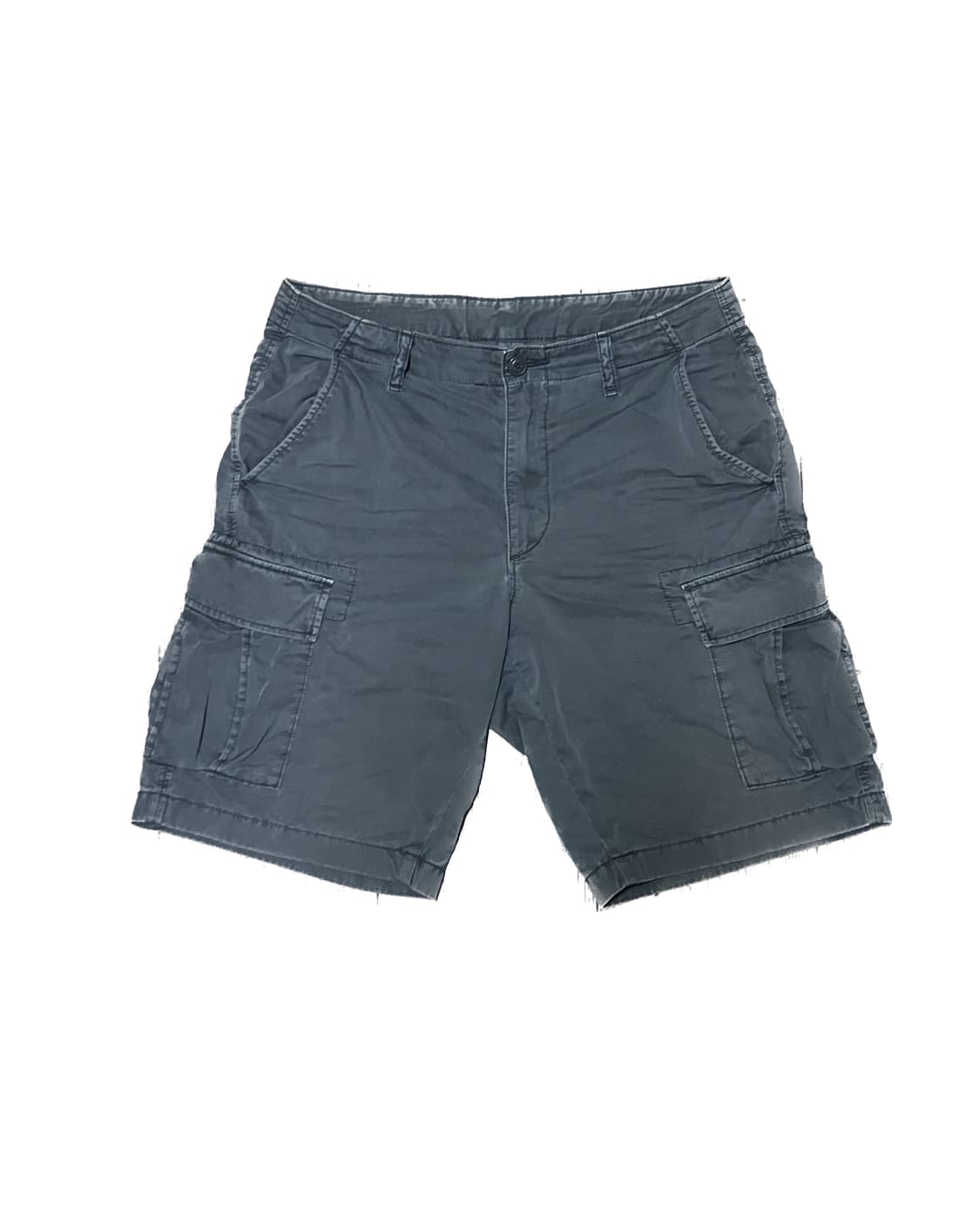 그레이 색상 카고 반바지 상품이미지1