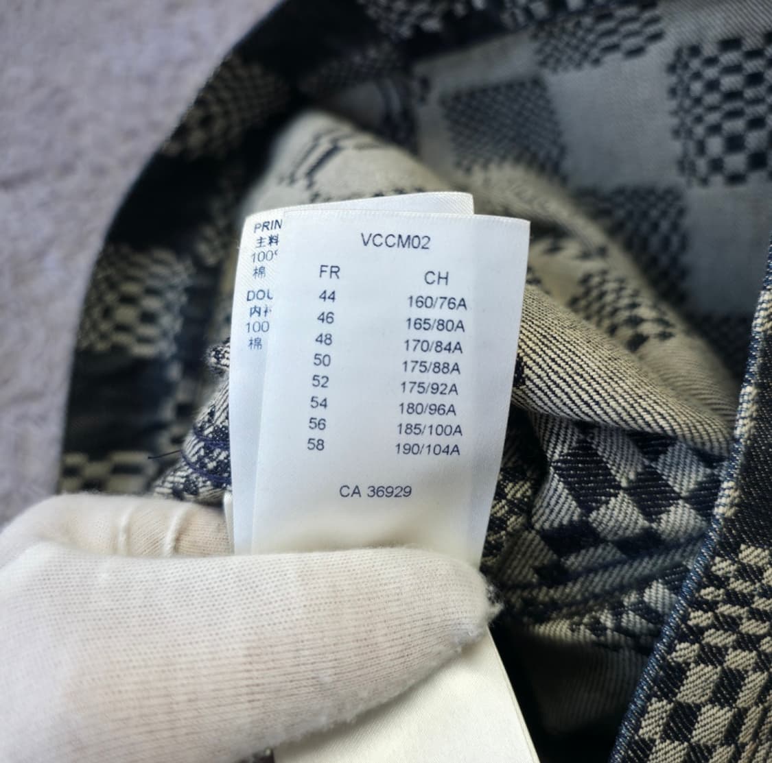 {클로젯}[50][백화점판 풀구성]루이비통 디스토티드 자켓 상품이미지10