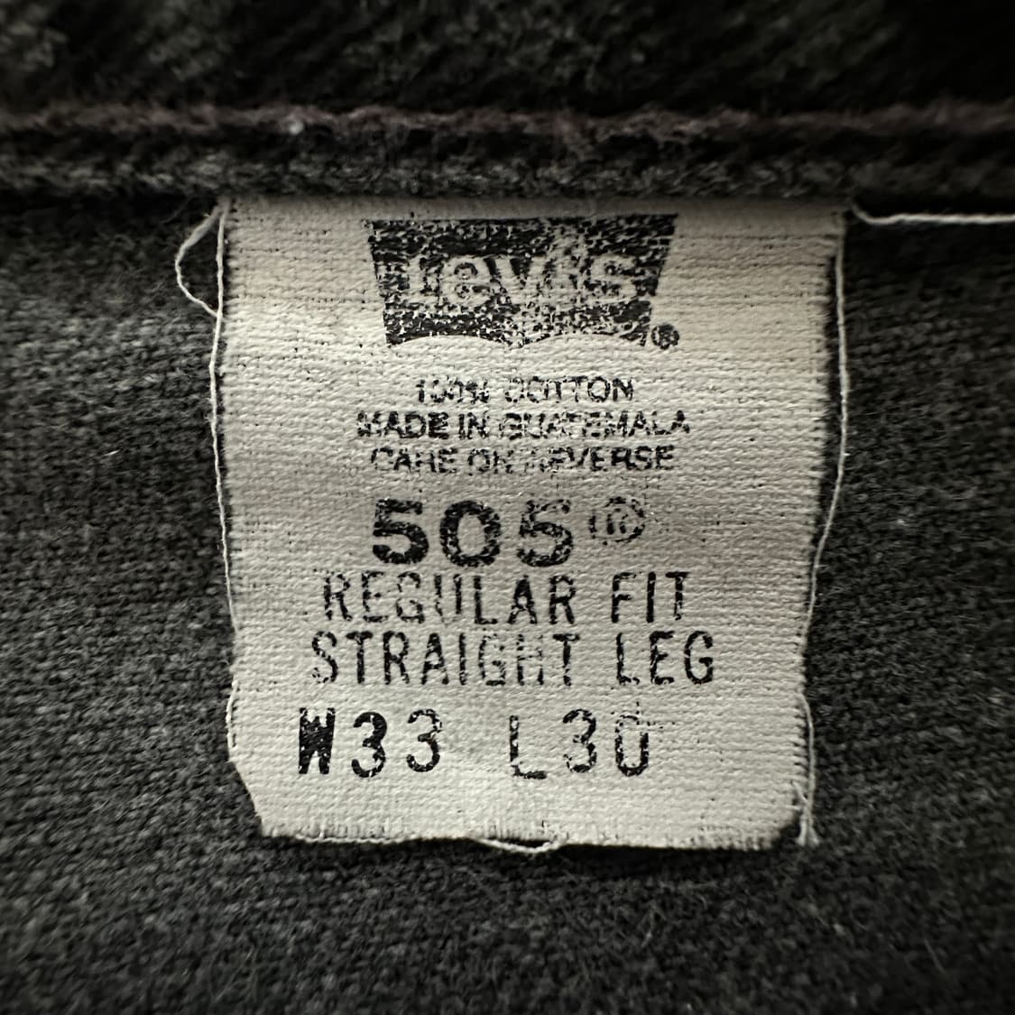 LEVI'S 505 00's vintage black jeans 상품이미지5