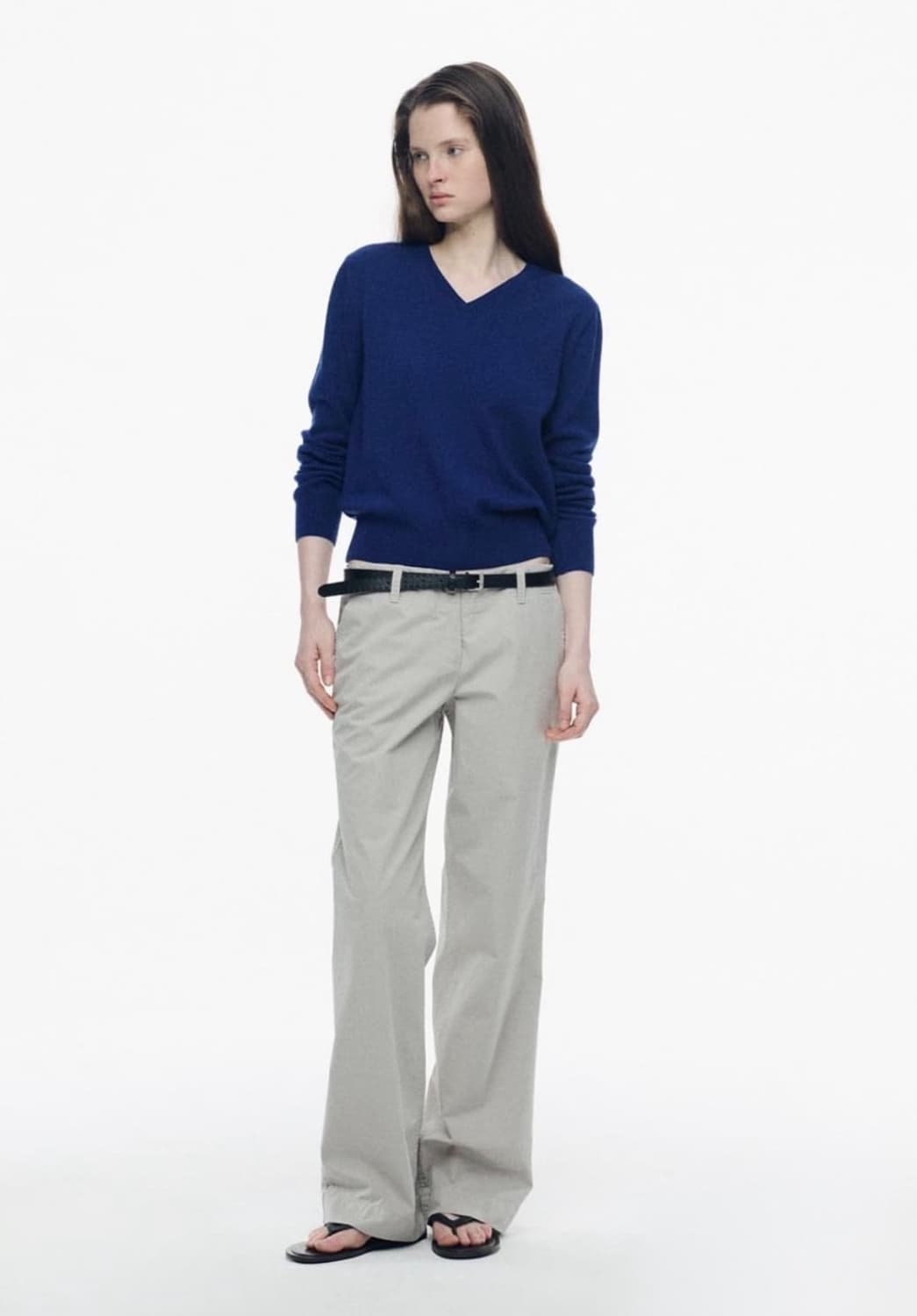 낫띵리튼 relaxed low-rise pants greige 상품이미지1