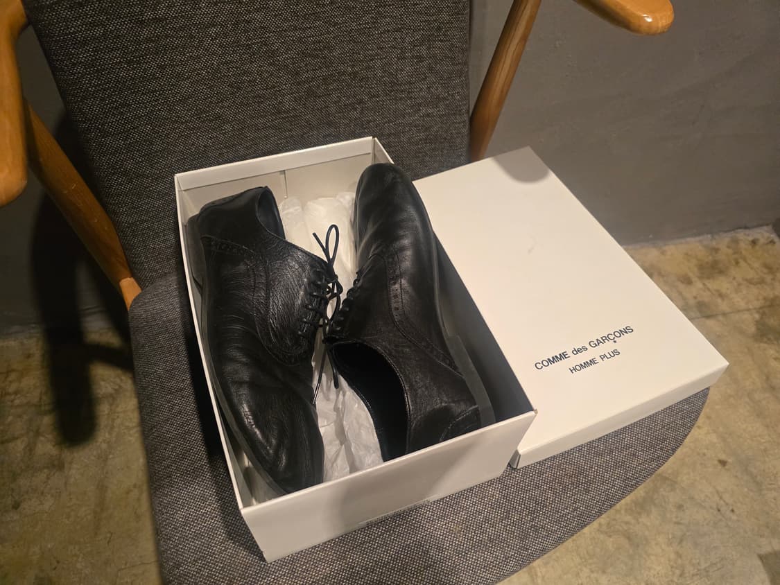 꼼데가르송 옴므플러스 퍼포레이티드 디테일 브로그 더비 옥스포드 상품이미지5