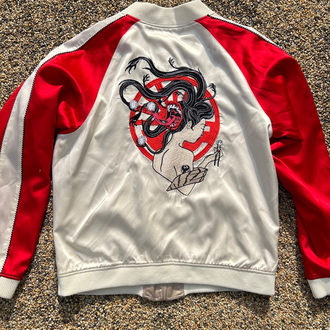 오프닝 세레머니(Opening Ceremony)리버시블 요괴 실크 봄버켓 상품이미지5