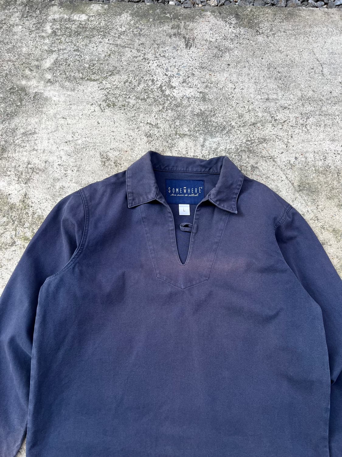 FADED DARK NAVY OLD FRENCH 프렌치피셔맨스목자켓 상품이미지3