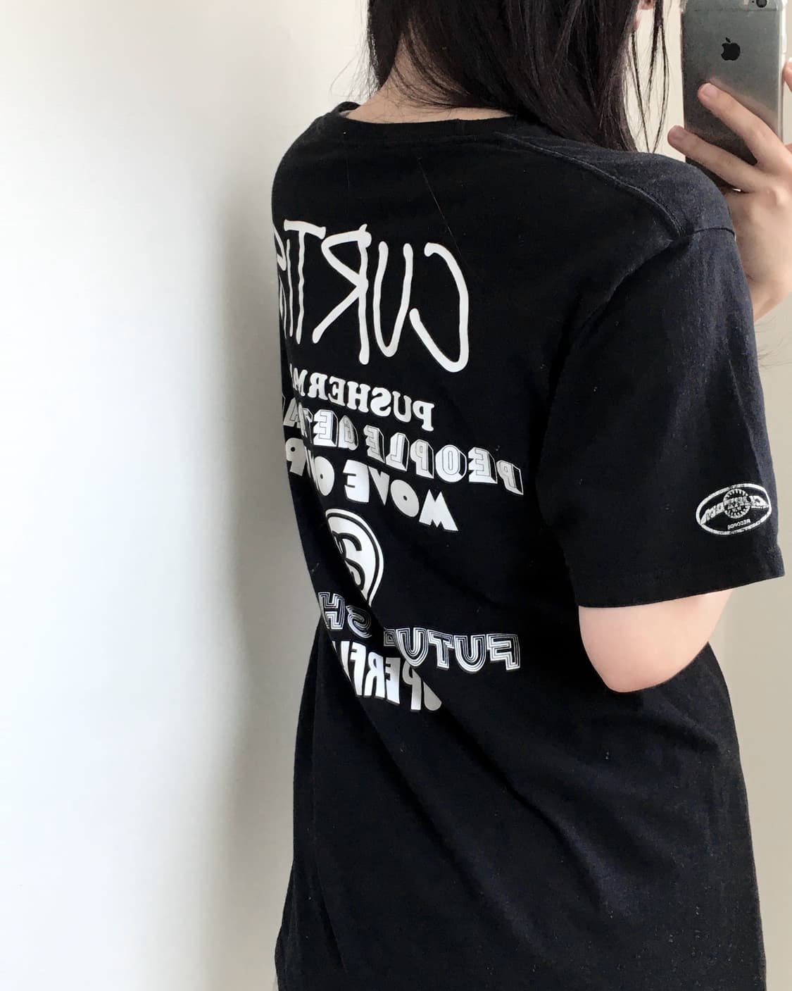Stussy 스투시 블랙 월드투어 티셔츠 상품이미지3