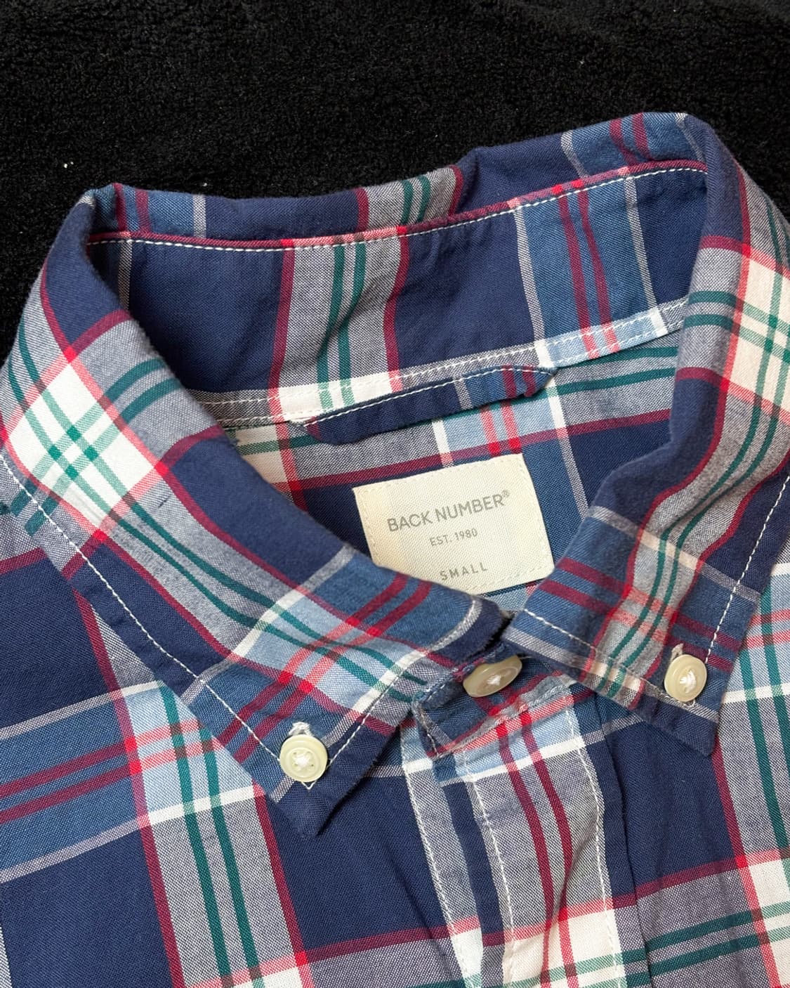 일본빈티지 BACK NUMBER  체크 셔츠 상품이미지2