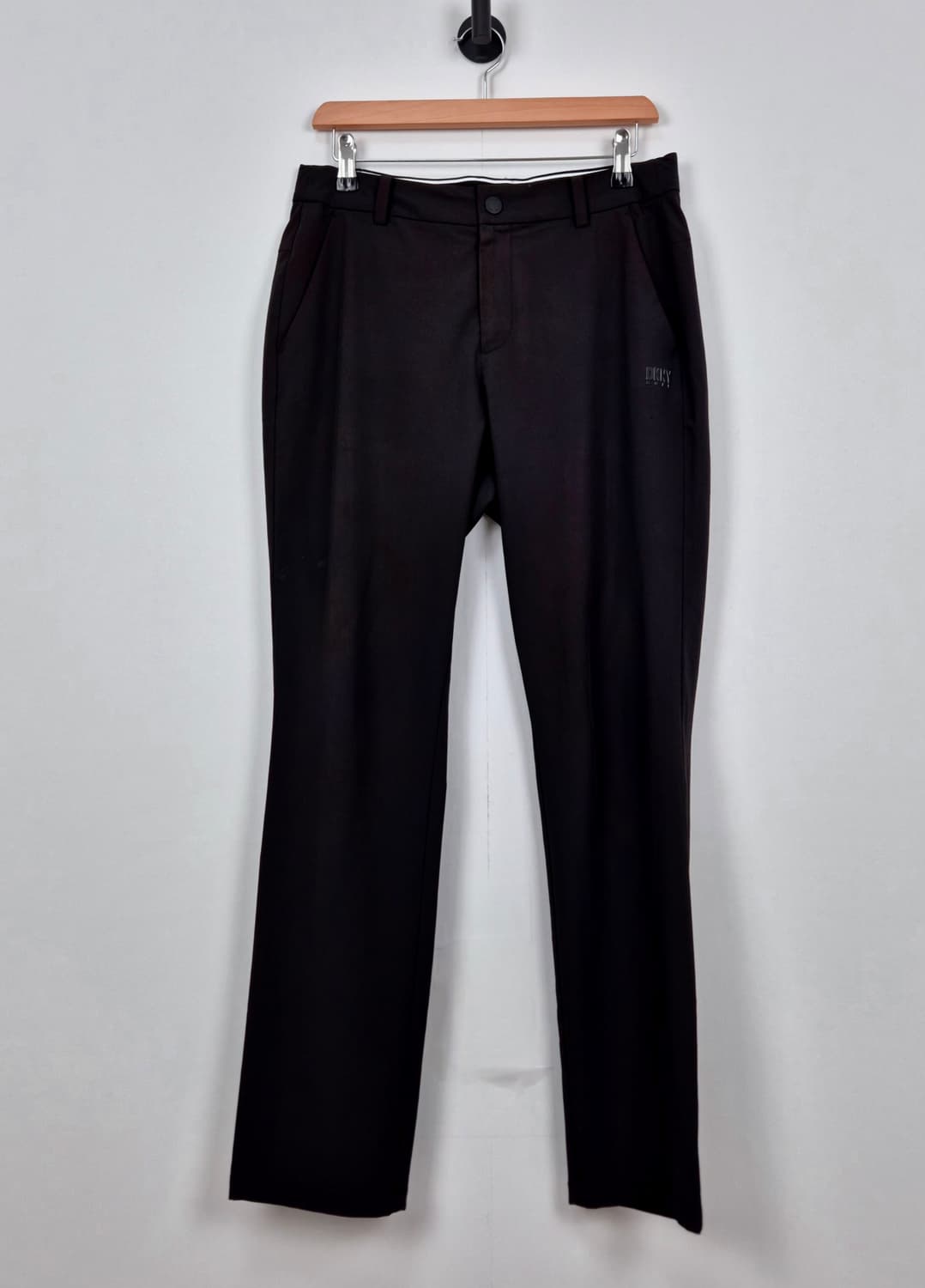 DKNY GOLF 블랙 스판 골프 슬림핏 팬츠 상품이미지1
